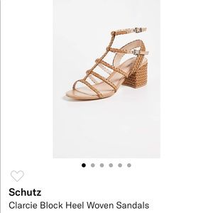 Schutz block heels